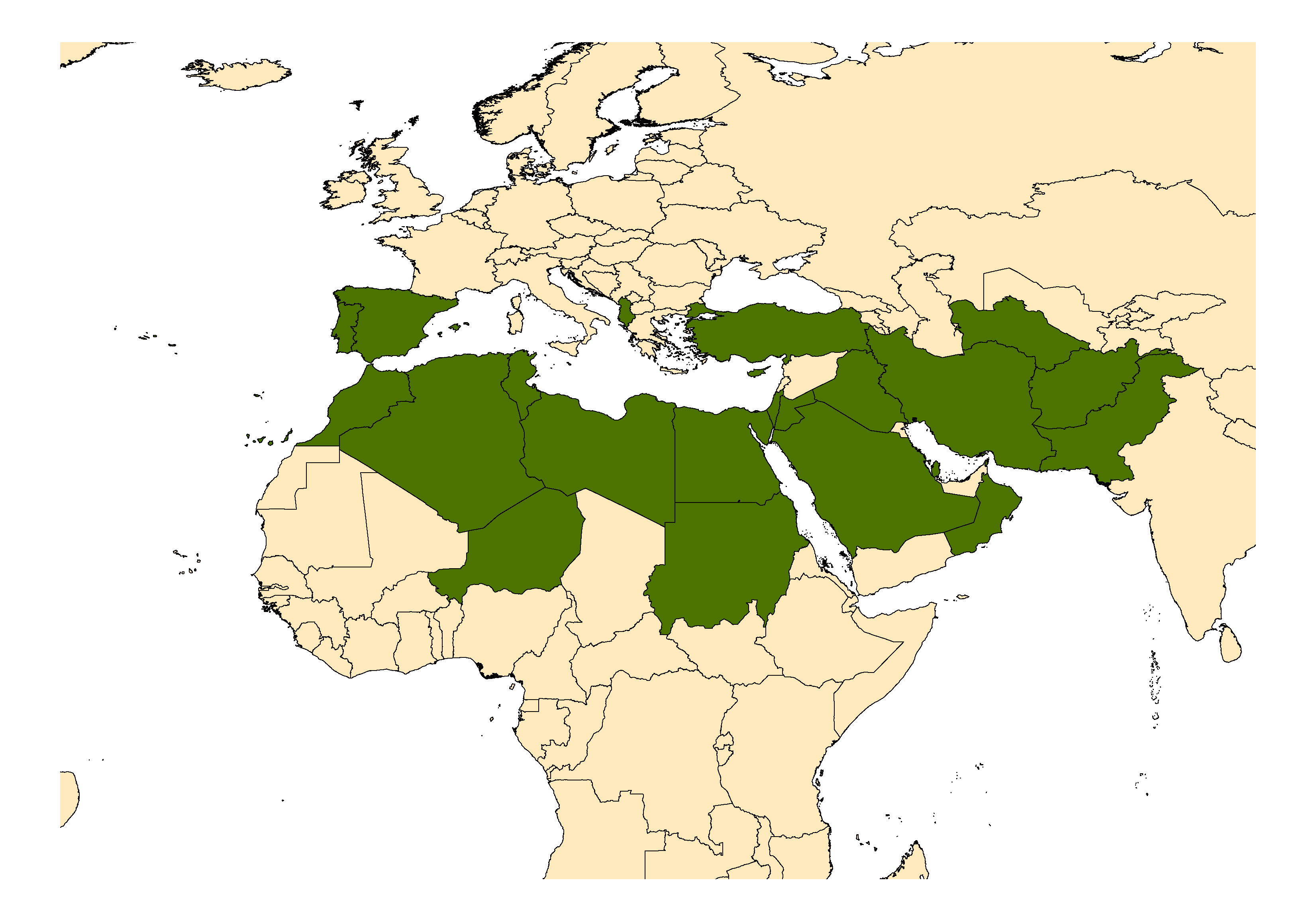 Distribution map for<em>Anopheles multicolor</em> Cambouliu, 1902